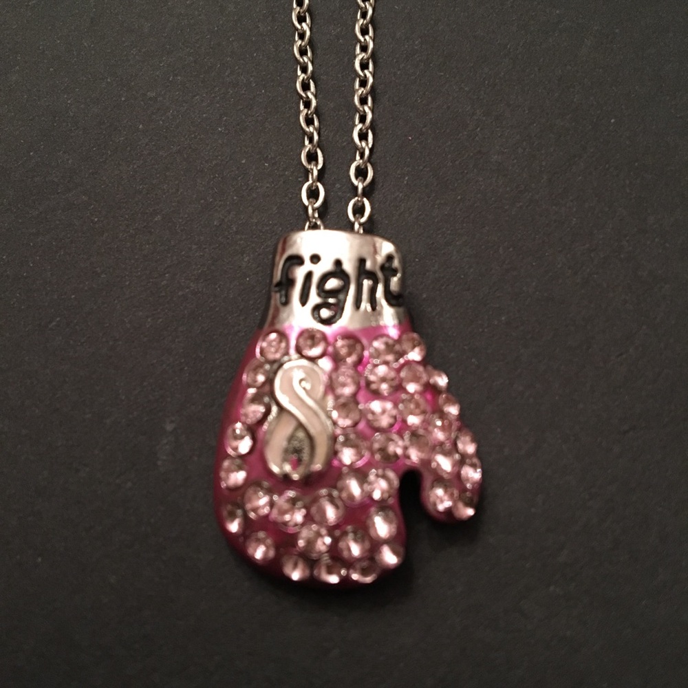 Breast Cancer Fight Necklace - Picture 6 of 7